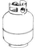 propane tank refill icon