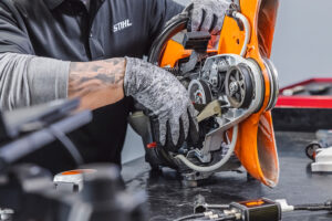 STIHL dealer repairing TS440