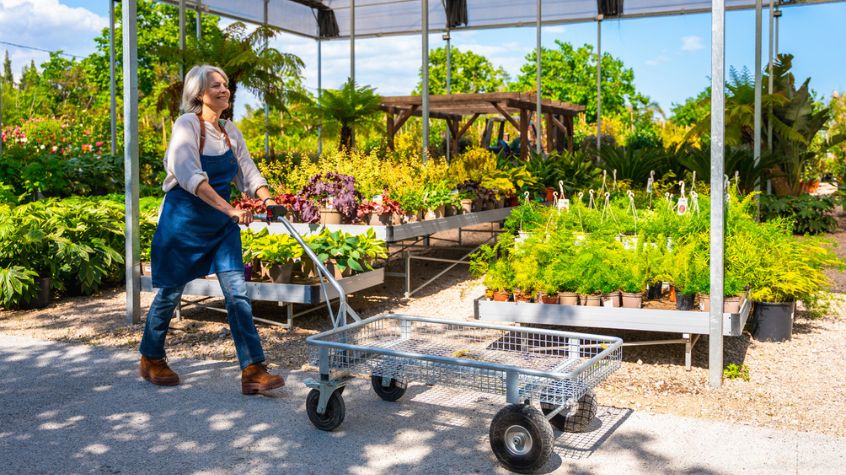 Woman working at Best Garden Centers Near Mendham NJ